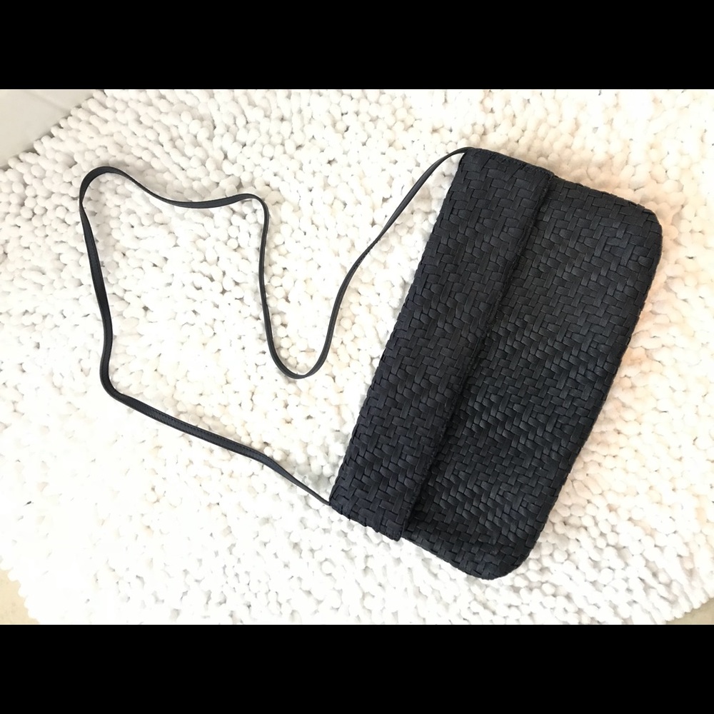 Banana Republic Weave (Navy) satchel